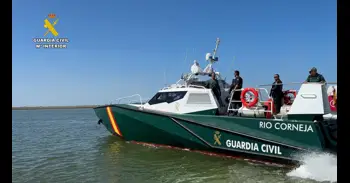 Un guardia civil muerto y tres heridos tras una colisión cuando perseguían una narcolancha en la costa de Huelva