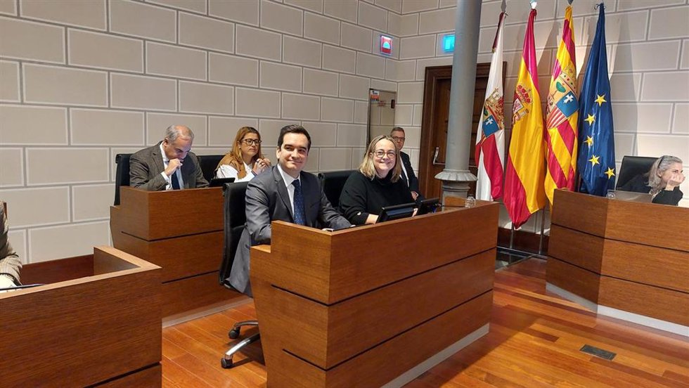 Archivo - Diputados del PP en la Diputación Provincial de Zaragoza (DPZ).