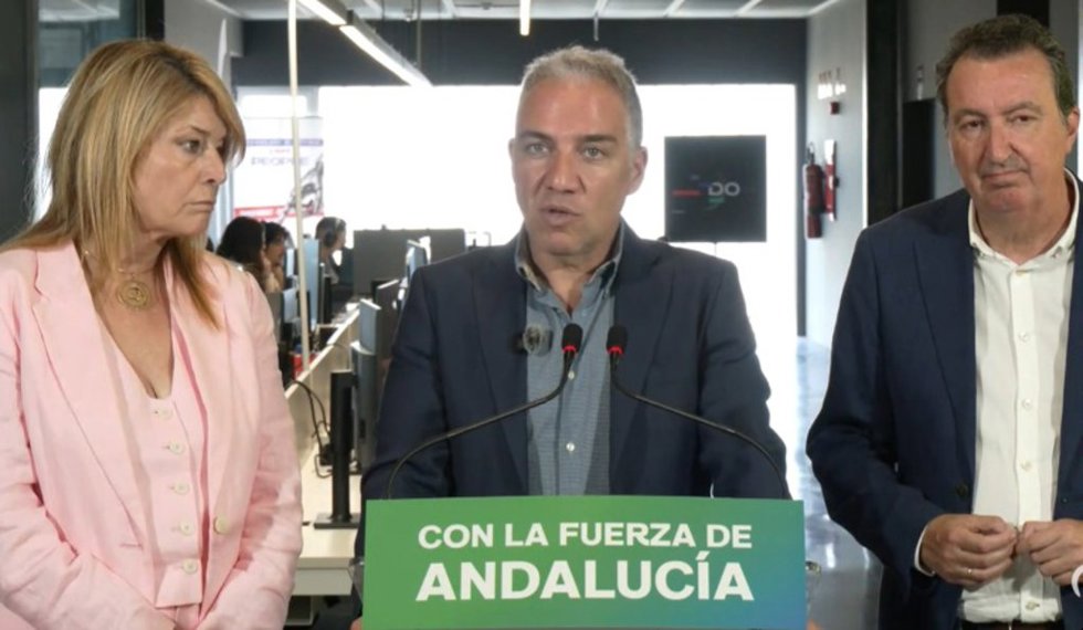 El vicesecretario de Política Autonómica, Municipal y Análisis Electoral, Elías Bendodo, en un acto en Huelva.