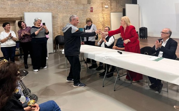 Lliurament de premis en els 'Jocs tradicionals i de taula'