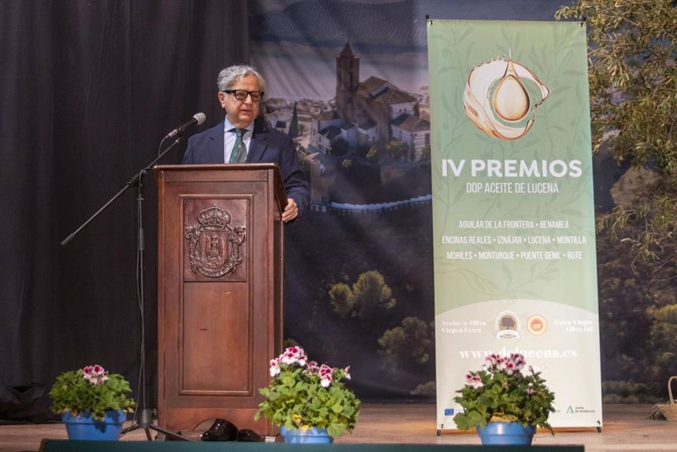 El presidente de la Diputación de Córdoba, Salvador Fuentes, interviene en la IV edición de los Premios de la Denominación de Origen Protegido (DOP) Lucena.