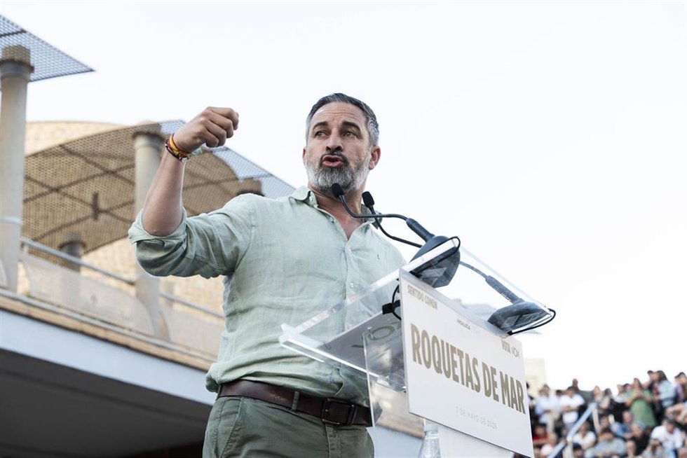 El presidente de Vox, Santiago Abascal, en una imagen de archivo.