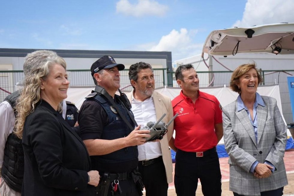 La Policía Local de Calvià pone en marcha su nueva Unidad de Drones de cara al inicio de la temporada turística