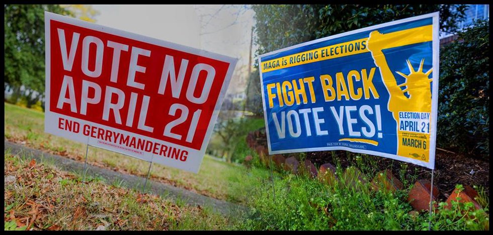 Archivo - Imagen de archivo de la campaña para el referendum electoral en el estado de Virginia (EEUU)