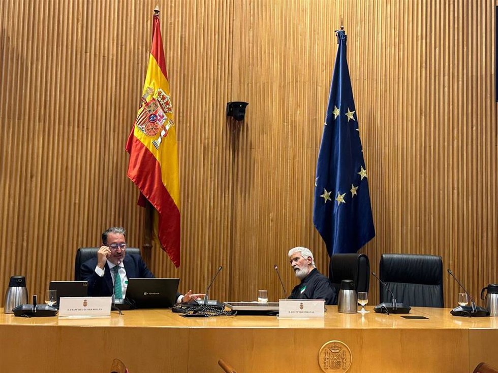 El Director General De Ordenación Del Territorio Y Arquitectura, Javier Rollán, Durante Su Ponencia Sobre Inundaciones En El Congreso De Los Diputados.