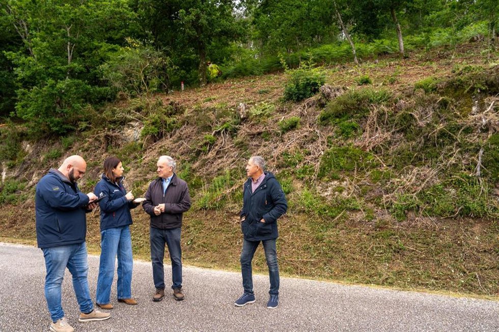 La conselleira do Medio Rural, María José Gómez, visita Mondariz