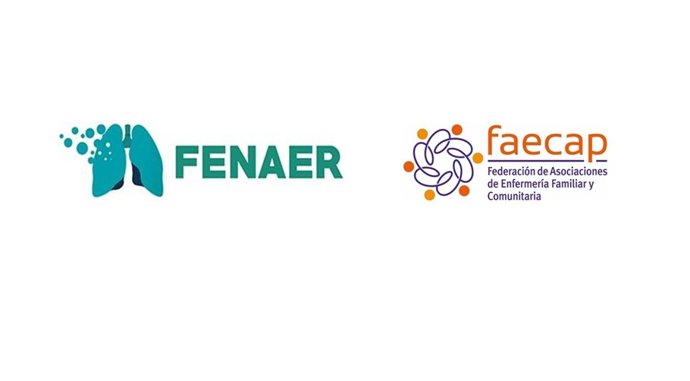 Imagen de los logos de FAECAP y FENAER .