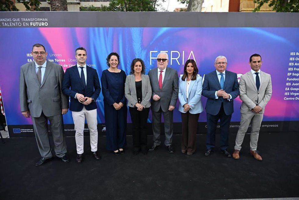 Inauguración de la feria.
