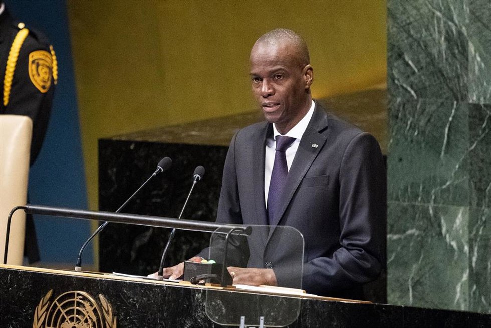 Archivo - El presidente de Haití Jovenel Moise, asesinado en julio de 2021 