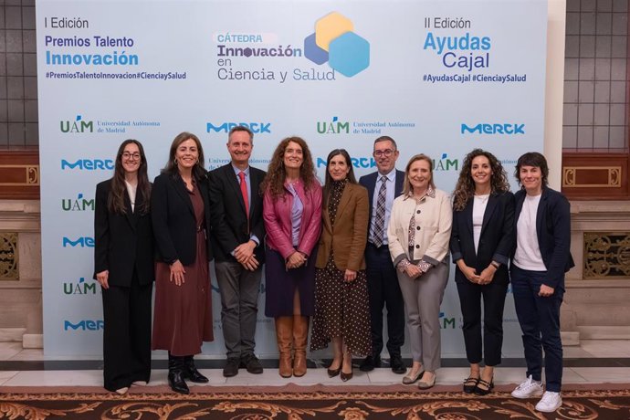 Merck y la UAM entregan sus 'II Ayudas Cajal' y sus 'I Premios Talento' de reconocimiento de la investigación