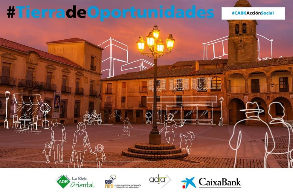 Caixabank, ADR La Rioja Oriental, CEIP Rural y ADRA impulsan el emprendimiento riojano con 'Tierra de Oportunidades'