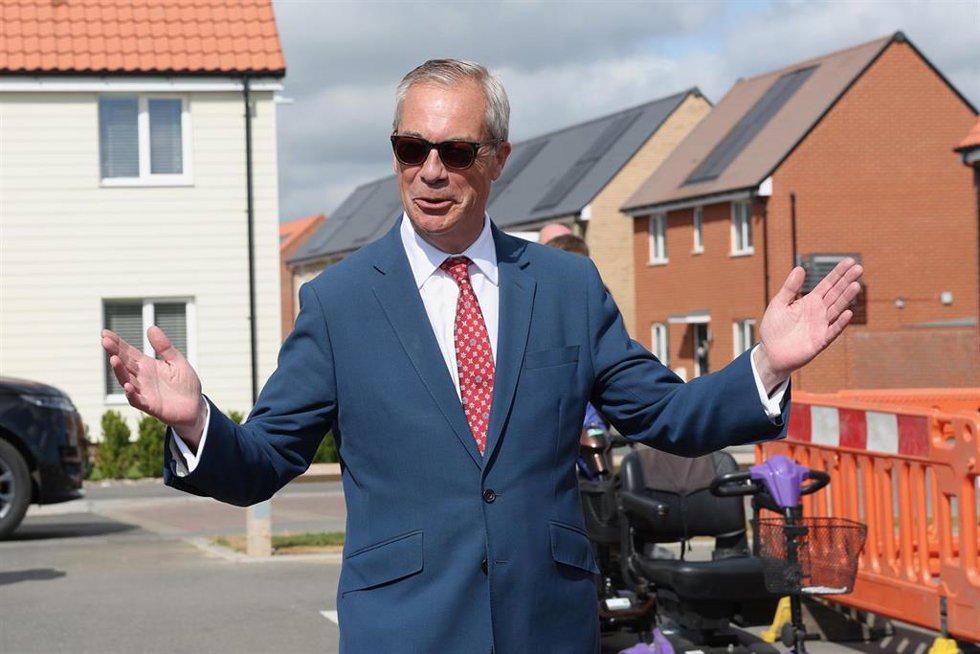 El líder de Reform UK, Nigel Farage