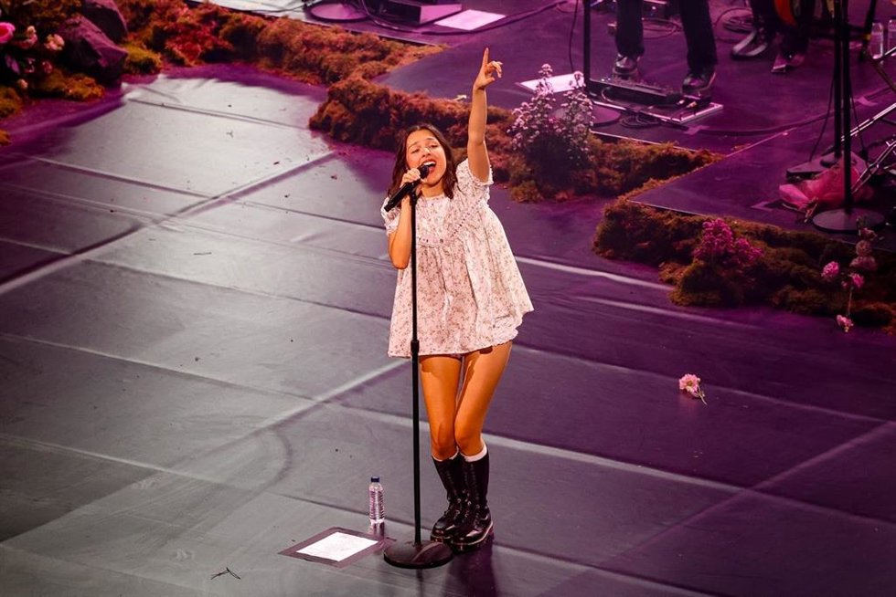 Olivia Rodrigo en el Teatre Grec de Montjüic, en Barcelona