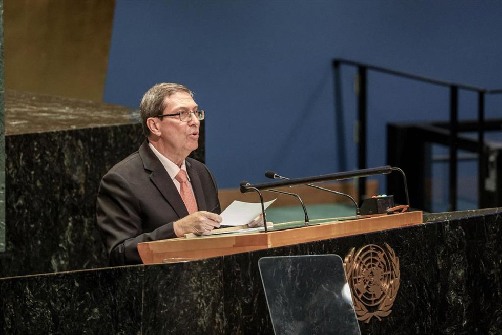 Archivo - El ministro de Exteriores de Cuba, Bruno Rodríguez