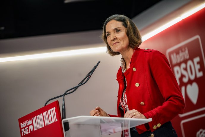 La secretaria general del PSOE Madrid Ciudad y portavoz socialista en el Ayuntamiento de la capital, Reyes Maroto