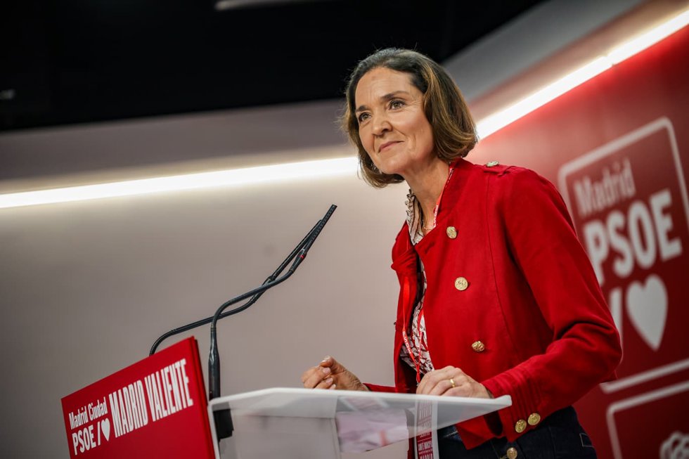 La secretaria general del PSOE Madrid Ciudad y portavoz socialista en el Ayuntamiento de la capital, Reyes Maroto