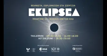 Abuztuko eguzki eklipsearen inguruko hitzaldiak eta tailerrak izango dira datorren astelehenean Bilbon