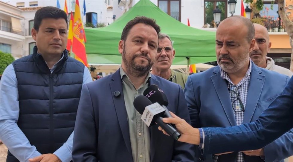 El candidato de Vox a las elecciones andaluzas por Málaga, Jesús Ballesteros.