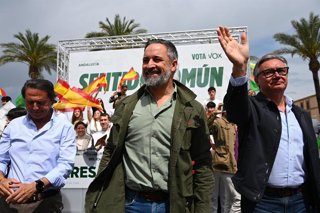 Acto de campaña de Vox en Linares, Jaén