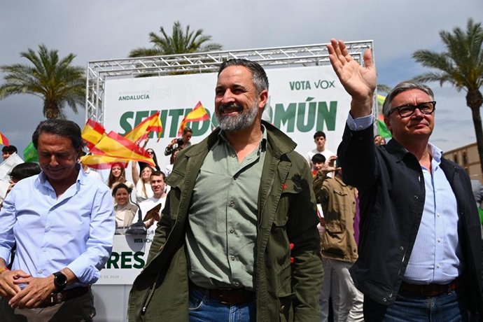 Acto de campaña de Vox en Linares, Jaén