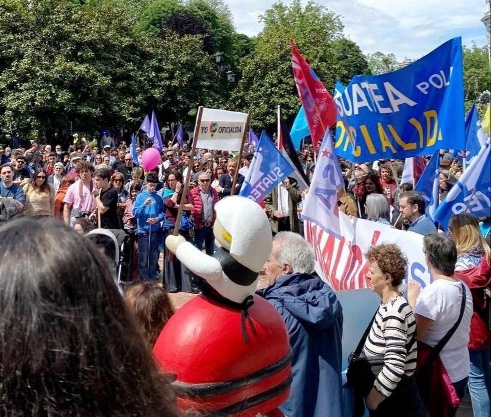 La Xunta pola Defensa de la Llingua critica en Oviedo "clasismo y odio a la cultura asturiana" y pide la oficialidad