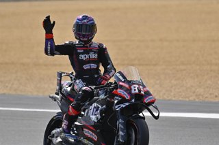 89 MARTIN Jorge (spa), Aprilia Racing, Aprilia RS-GP26, action during the 2025 MotoGP Michelin Grand Prix de France from May 8 to 10th 2026 at the Circuit Bugatti in Le Mans, France - Photo Studio Milagro / DPPI
