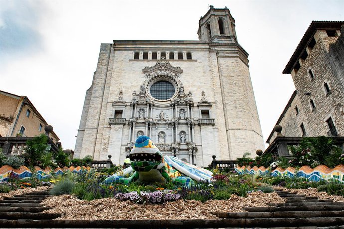 Festival 'Temps de Flors 2026', en el casc històric de la ciutat, a 9 de maig de 2026, a Girona, Catalunya, (Espanya). Girona es converteix en un gran jardí durant la 71 festa 'Temps de Flors', una cita que té lloc del 9 al 17 de maig. 