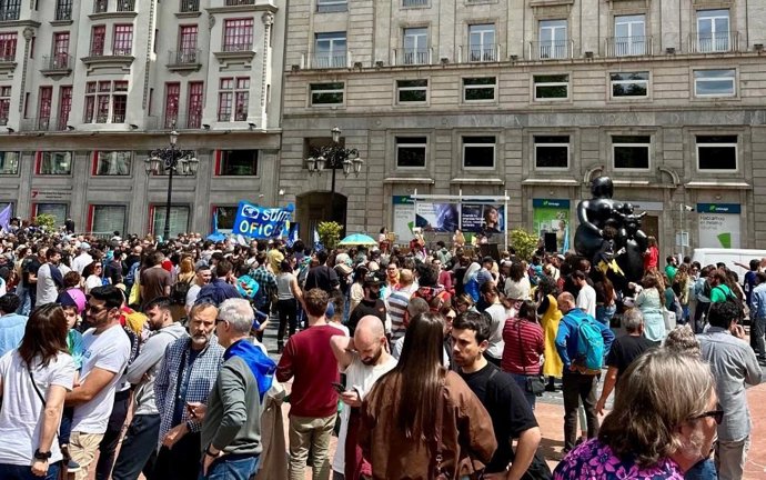 Manifestación por la oficialidad del Asturiano 2026