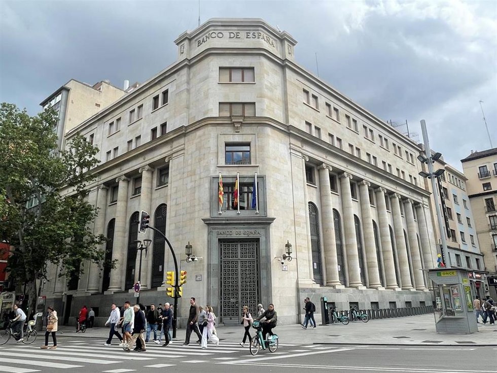 Sede del Banco de España en Zaragoza.