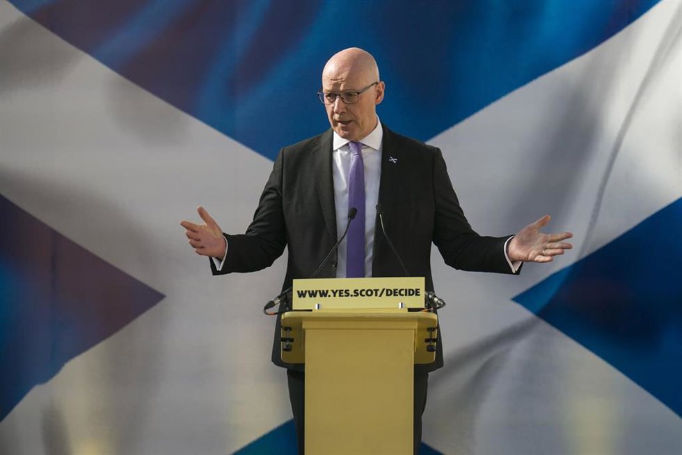 Archivo - El ministro principal de Escocia, John Swinney 
