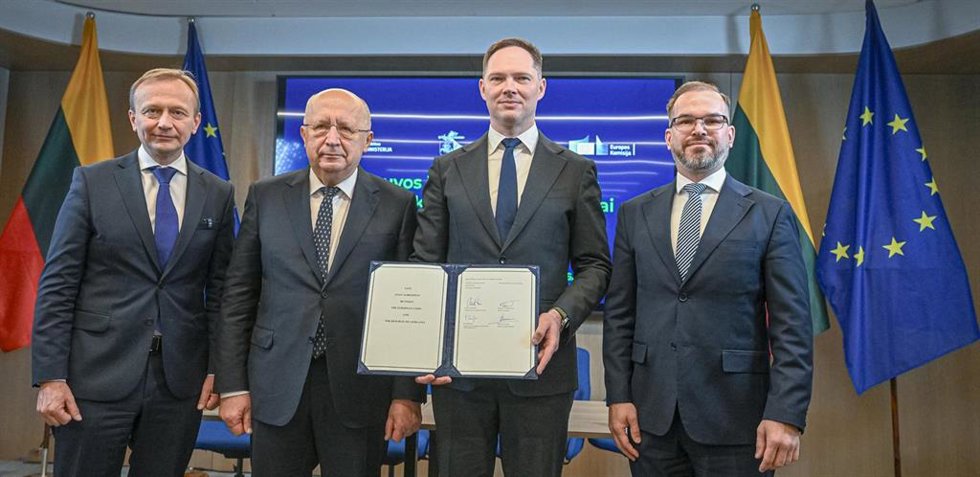 Firma de préstamo SAFE de la Comisión Europea junto con las autoridades lituanas