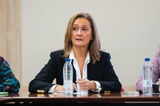 Archivo - La presidenta del PP de Vigo, Luisa Sánchez, durante un encuentro sectorial con agentes económicos de la ciudad.