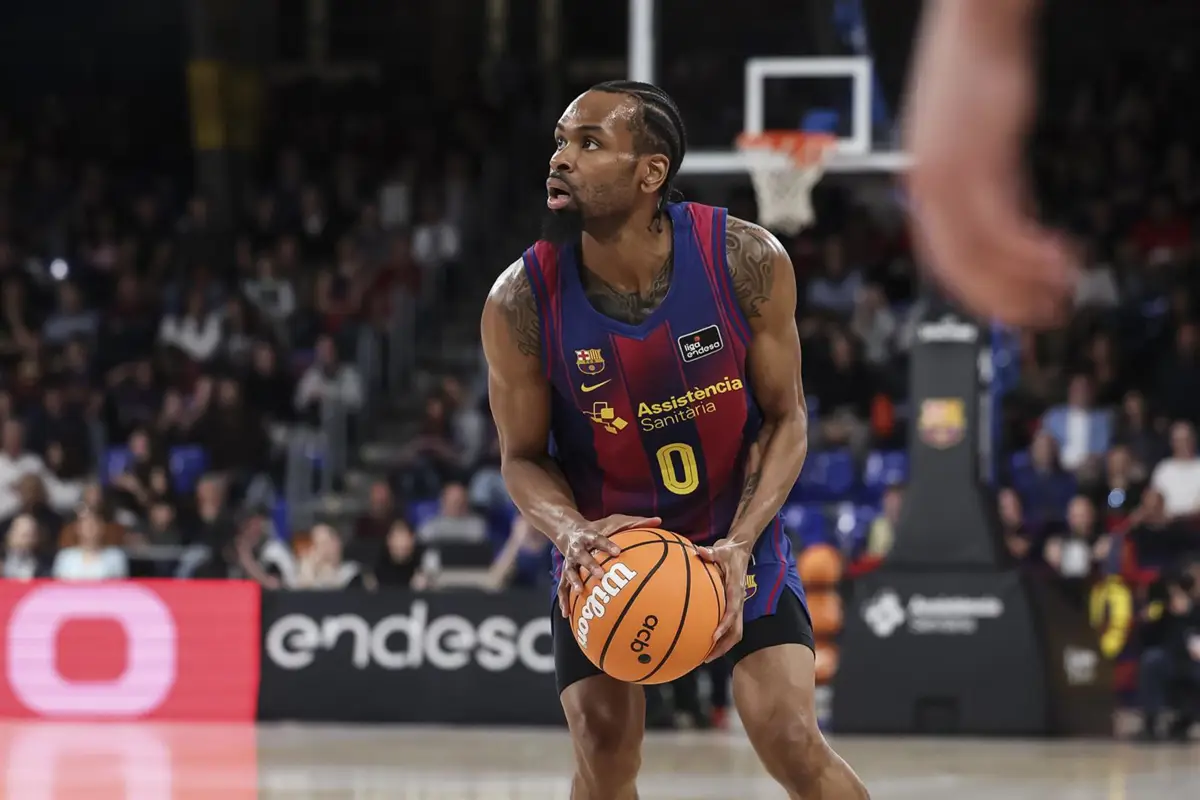 Kevin Punter, en un partido con el FC Barcelona