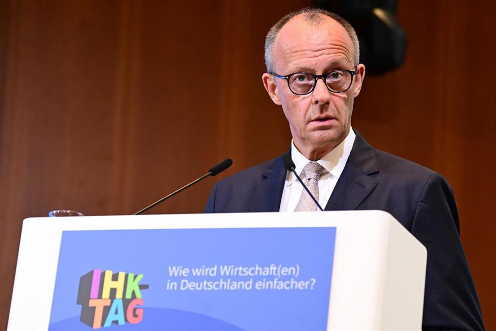 El canciller alemán, Friedrich Merz