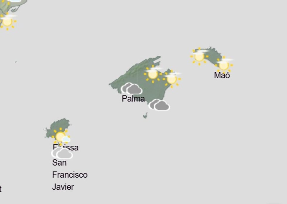 El tiempo hoy, domingo 10 de mayo, en Baleares.