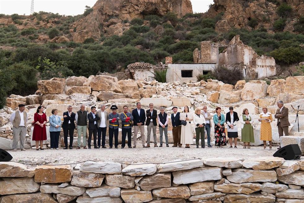 Recreación histórica ‘Canteros y caciques. En lucha por el mármol’, en el municipio de Macael (Almería).