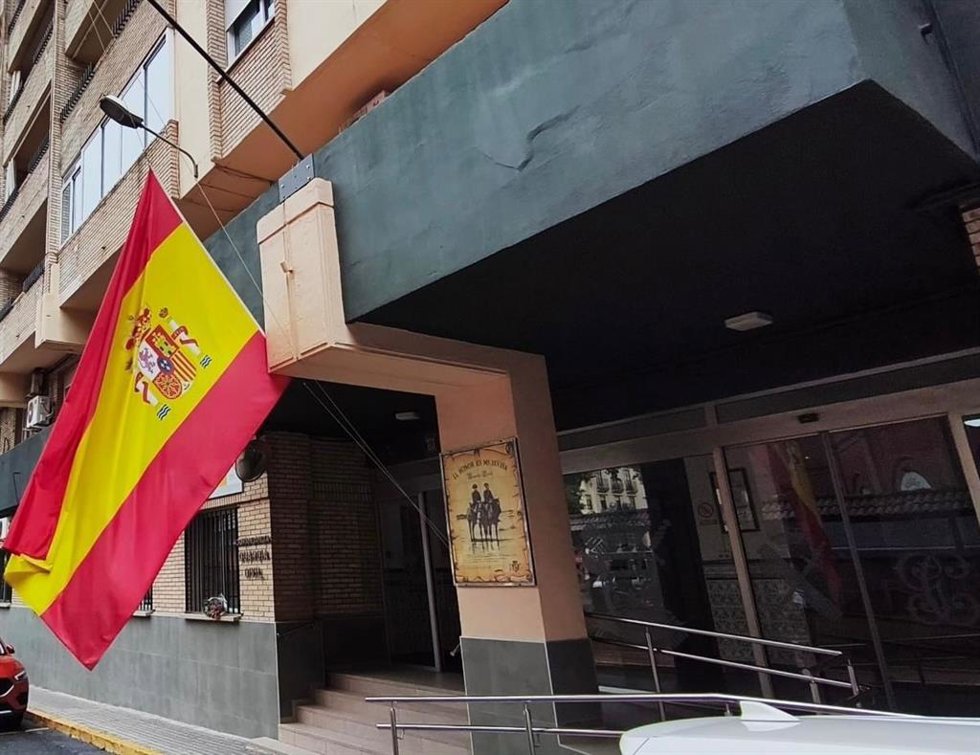 Imagen de la fachada de la Comandancia de la Guardia Civil de Huelva.