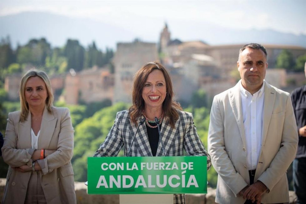 La candidata número uno del PP a las elecciones del 17 de mayo, Rocío Díaz.