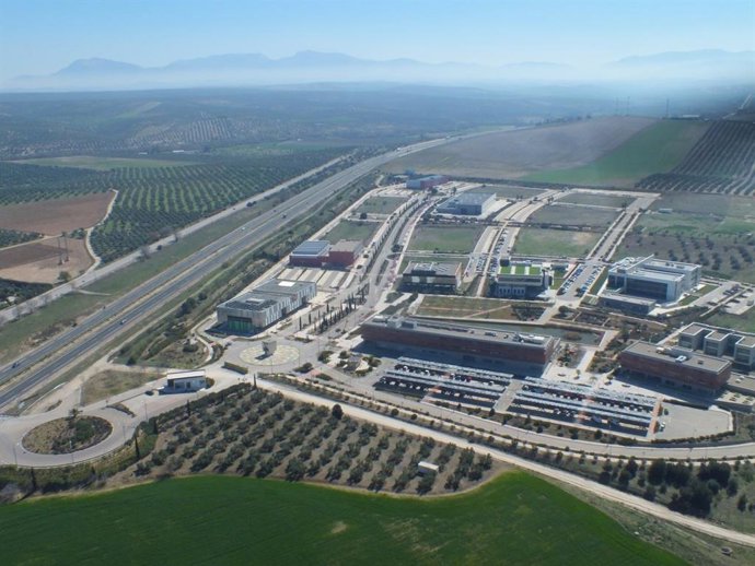 Archivo - Vista aérea de Geolit, donde se construirá el Centro de Referencia de la Calidad de los Aceites de Oliva.