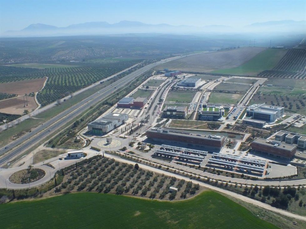 Archivo - Vista aérea de Geolit, donde se construirá el Centro de Referencia de la Calidad de los Aceites de Oliva.