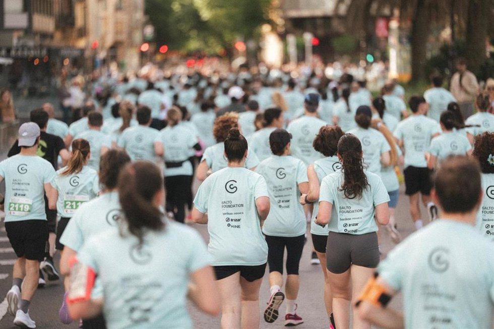 XII Carrera y Marcha Contra el Cáncer en San Sebastián