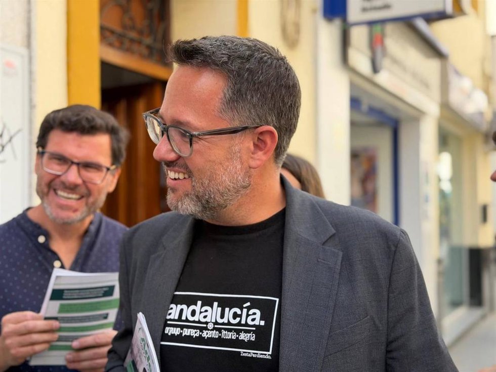 Archivo - El portavoz y candidato de Adelante Andalucía a la Presidencia de la Junta de Andalucía, José Ignacio García.