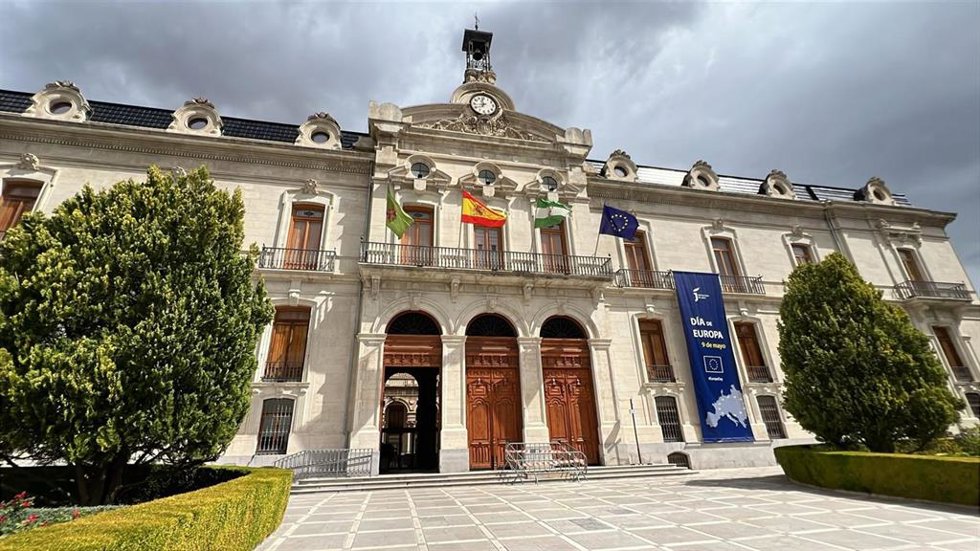 Imagen de la fachada de la Diputación de Jaén.