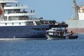 Foto: El MV Hondius repostará combustible este lunes y partirá al puerto de Róterdam en una travesía de 5 días