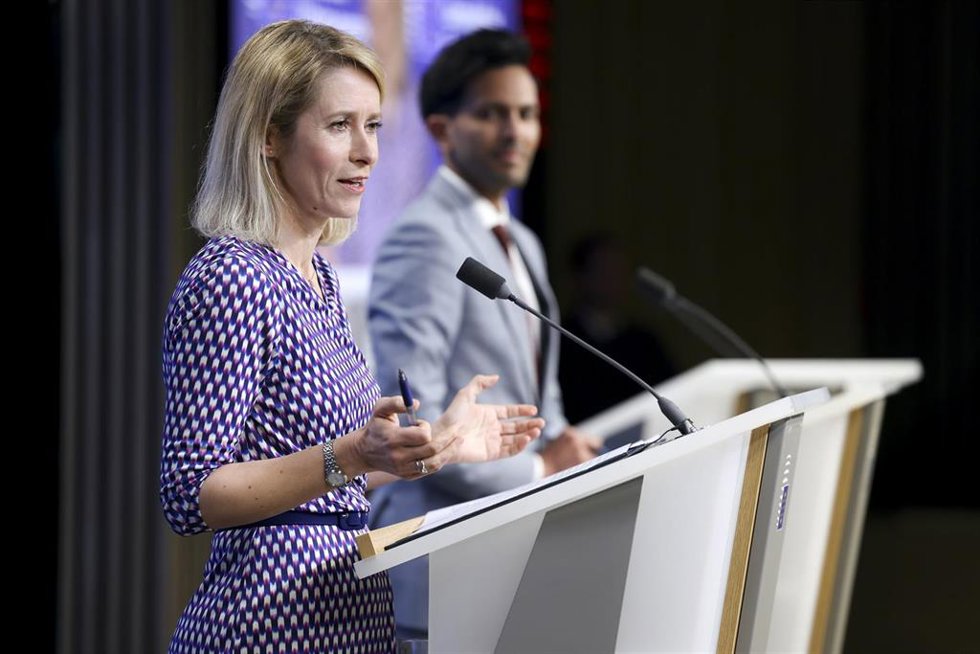 Archivo - La Alta Representante de la Unión Europea para Política Exterior, Kaja Kallas, durante una rueda de prensa tras una reunión del Consejo de Asuntos Exteriores (CAE) en Bruselas