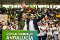 Feijóo pide "mayoría de estabilidad" para Andalucía, que "cree" en Moreno y asegura que el "sanchismo ya no cuela"