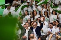 Moreno pide "último esfuerzo" para ganar "ampliamente" y contar con "fortaleza" para defender intereses andaluces