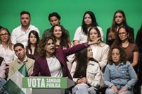 Montero reivindica el sello del PSOE-A en la "modernización" de Andalucía para movilizar voto a una semana del 17M