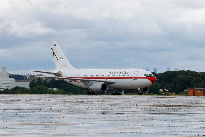 Avió de l'Exèrcit de l'Aire que ha portat de Tenerife a Madrid als espanyols del MV Hondius