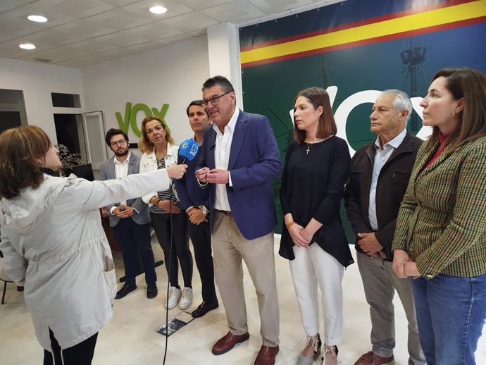 El candidato de Vox por Huelva al 17 de mayo, Rafael Segovia.
